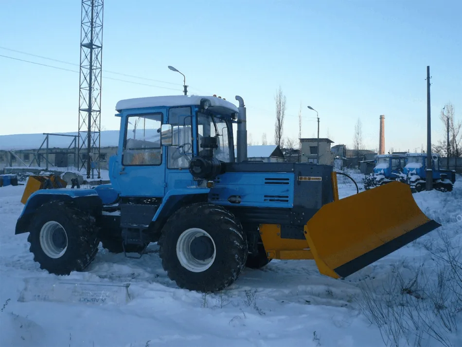 Бульдозерное оборудование колёсного трактора Т-150К механический поворот — фото 2