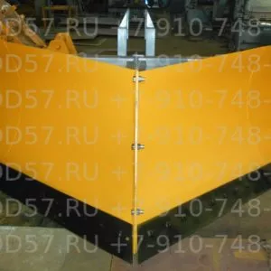 Отвал на задний (3-х точечный) навес снегоуборочный клиновидный (V-образный) для Т-150К