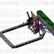 Отвал бульдозерный гидроповоротный для трактора ДТ-75, 2 ГЦ подъема, 2 ГЦ поворота — фото 4