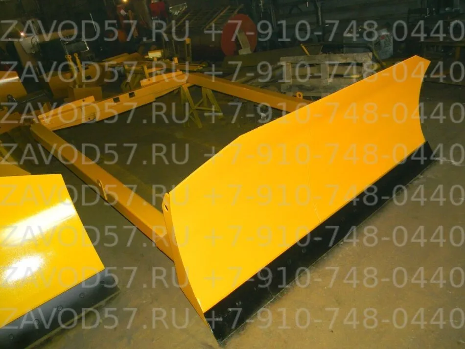 Отвал бульдозерный неповоротный, неразборный для трактора ДТ-75, 2 ГЦ подъема